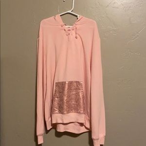 Pink hoodie